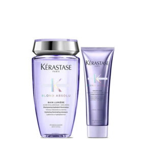 Kit Shampoo e Condicionador para Cabelos Loiros Kérastase Blond Absolu
